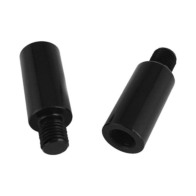 Motone, Mirror Extender Adapter Set 10mm. Black