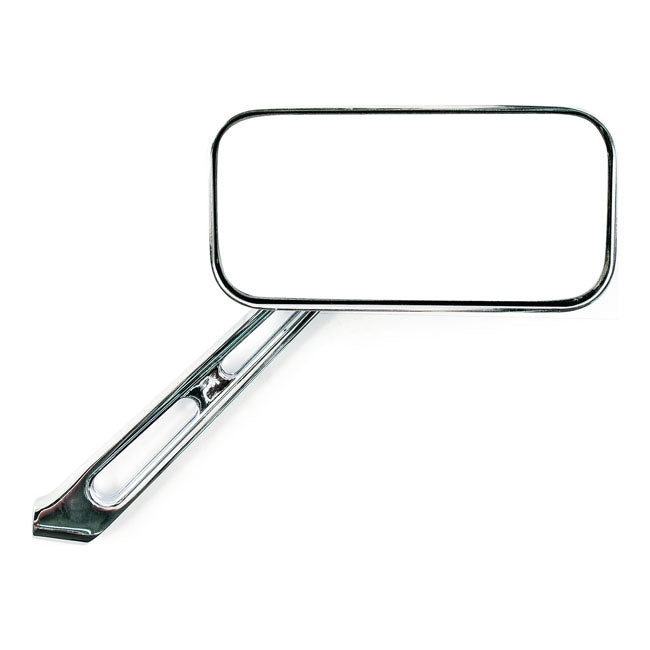 Mirror Rectangular Long Stem Chrome