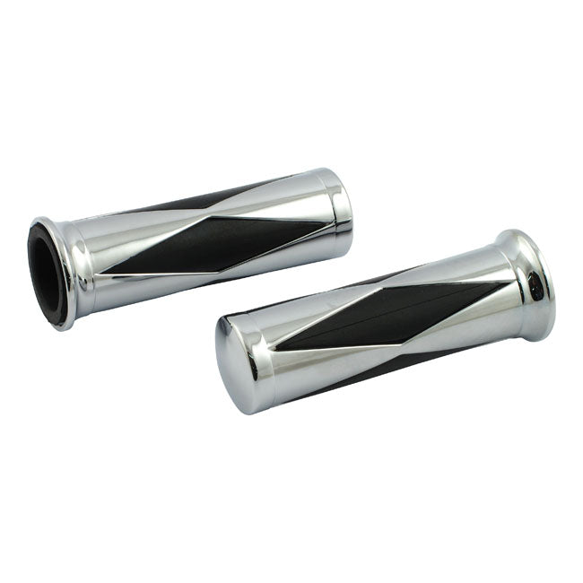 Handlebar Grip Set, Diamond Black Inlay