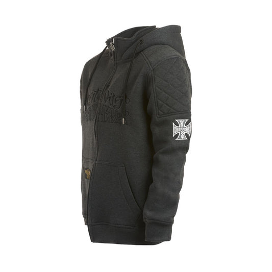WCC Choppers Por Vida Zip Hoodie Gray