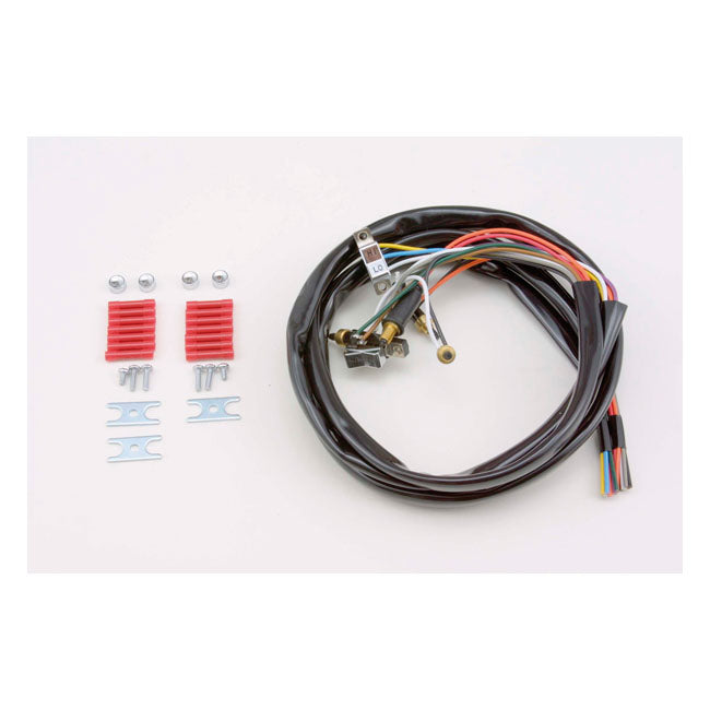 Handlebar Wire & Switch Kit. Chrome Switches