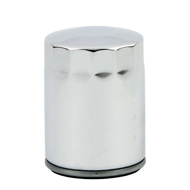 Spin-On Oil Filter, for M8. Chrome