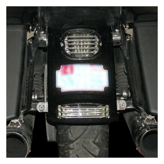 Custom Dynamics ProBEAM rear LED fender tip. Smoke lens - Custom Dynamics fender tips with light at Pedro's Parts