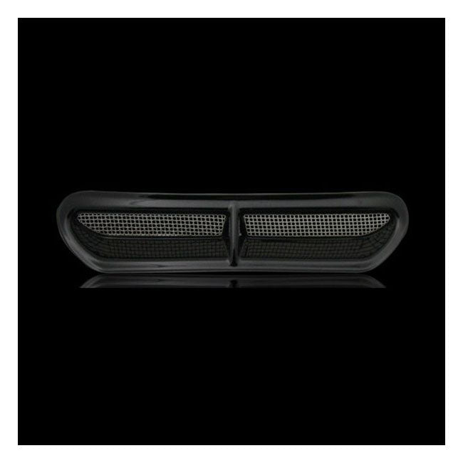 Custom Dynamics Fairing Vent Cover - Black - Custom Dynamics fairing accents at Pedro's Parts