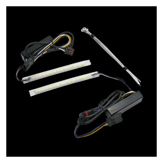 Custom Dynamics LED lighted vent insert - Custom Dynamics fairing accents at Pedro's Parts