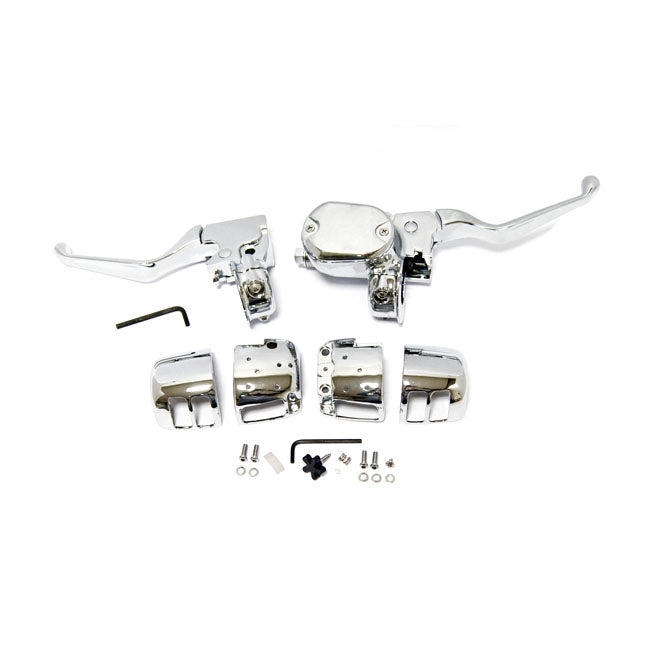 Handlebar Control Kit Chrome 14mm Bore