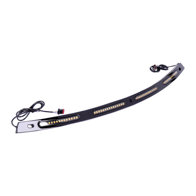 Custom Dynamics sequential windshield trim. Black - Custom Dynamics windshields trims at Pedro's Parts