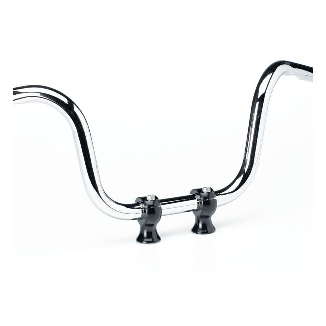 Biltwell Slimline 1-3/4" risers for 1" handlebars black from Biltwell at Pedro’s Parts