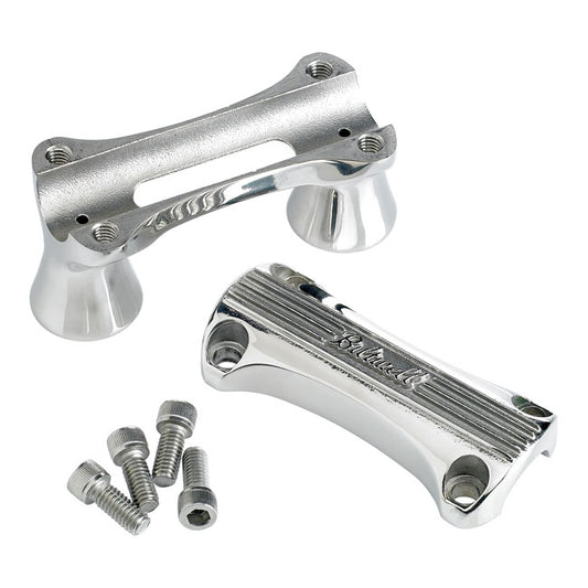 Biltwell Thunder risers. 1.75" rise. Polished from Biltwell at Pedro’s Parts
