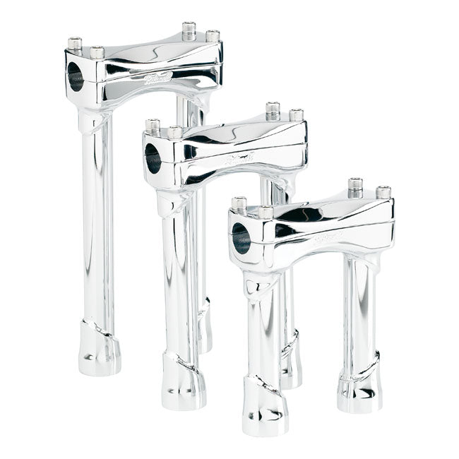 Biltwell Murdock risers 6" chrome from Biltwell at Pedro’s Parts