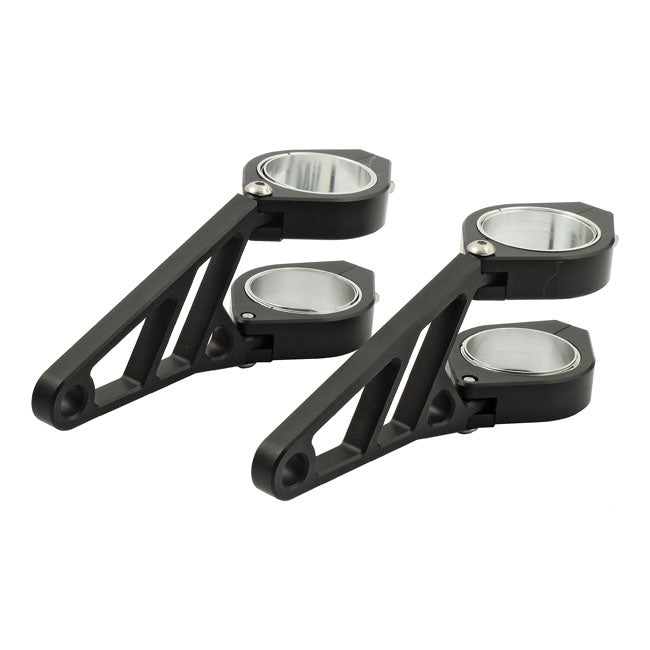 Fingers, Adj. Headlamp Bracket Assembly 38-41mm. Black