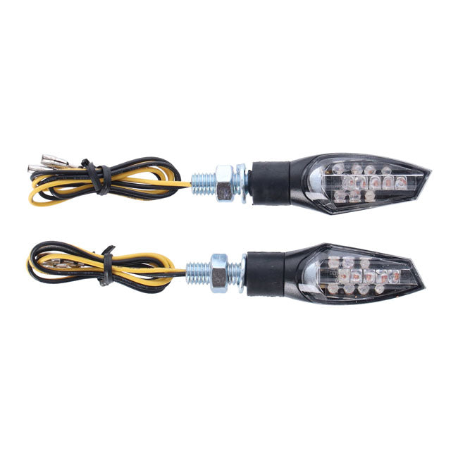 Nova, LED Turn Signal Set. Black