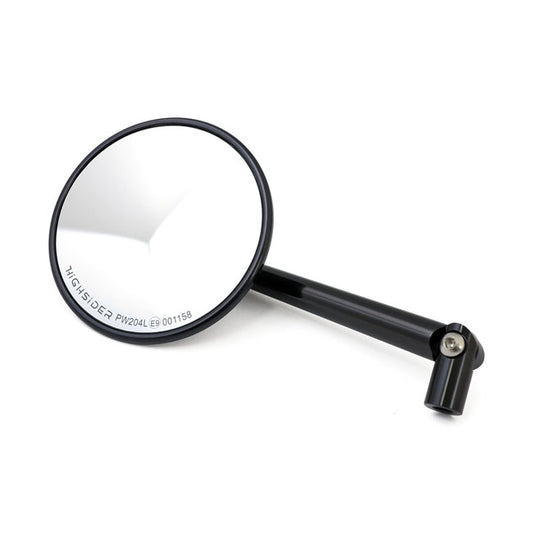 Montana Round Mirror. Black, L&r