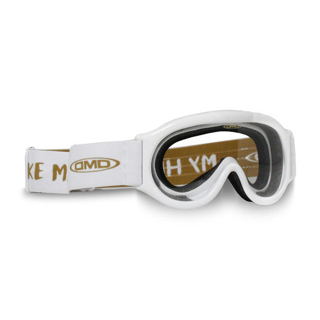 DMD Ghost White Clear Goggles