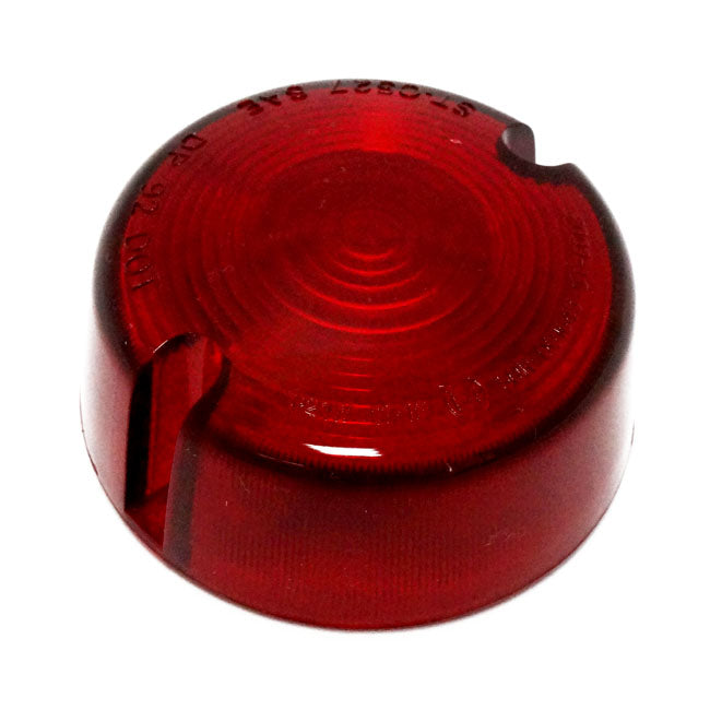 Replacement 3" Bullet Turn Signal Lens. Red