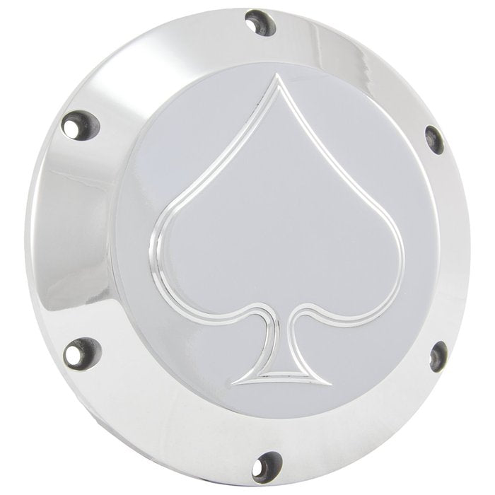Hells Kitchen Choppers, derby cover Spade. Polished