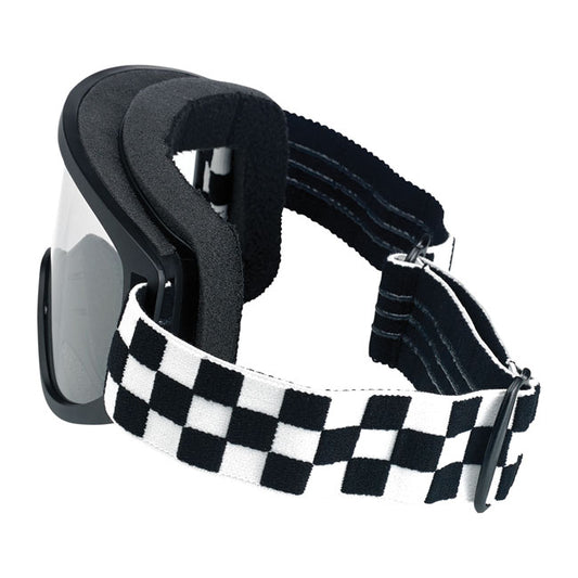 Biltwell Moto 2.0 Checkers Goggles Black/white
