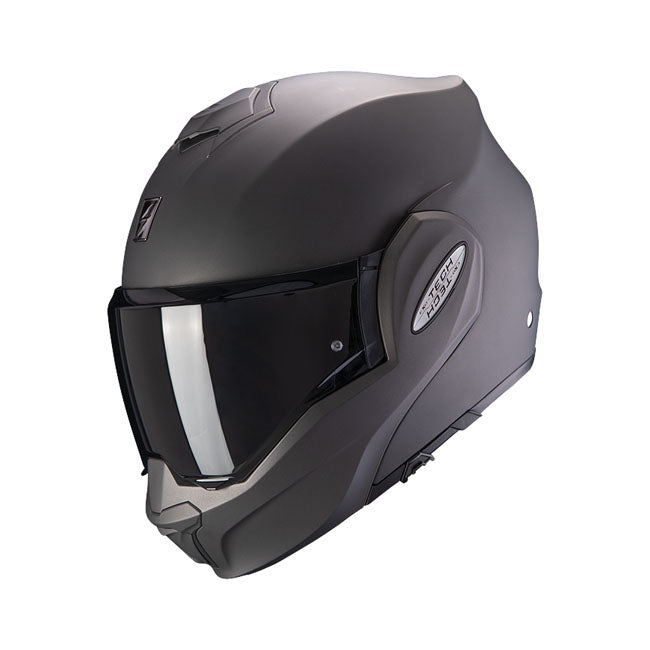 Scorpion EXO-Tech Evo Helmet Matte Anthracite - motorcycle helmets at Pedro's Parts