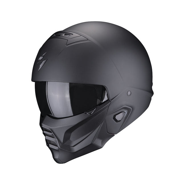 Scorpion EXO-Combat II Helmet Matte Black - motorcycle helmets at Pedro's Parts