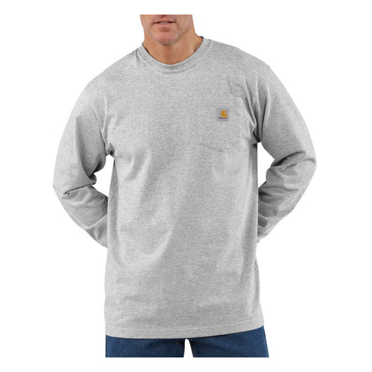 Carhartt Pocket Long Sleeve Heather Gray - Carhartt product image 2