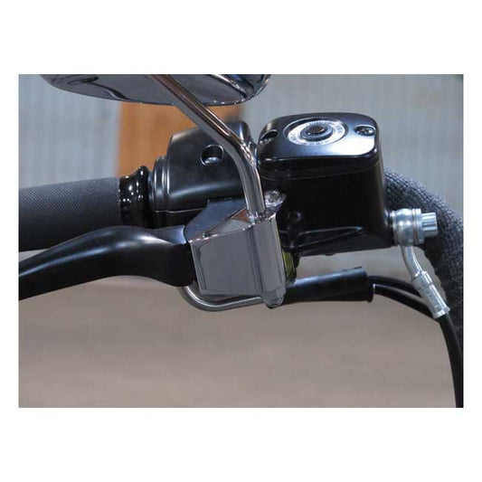 96-up Right Side Mirror Adapter. Chrome