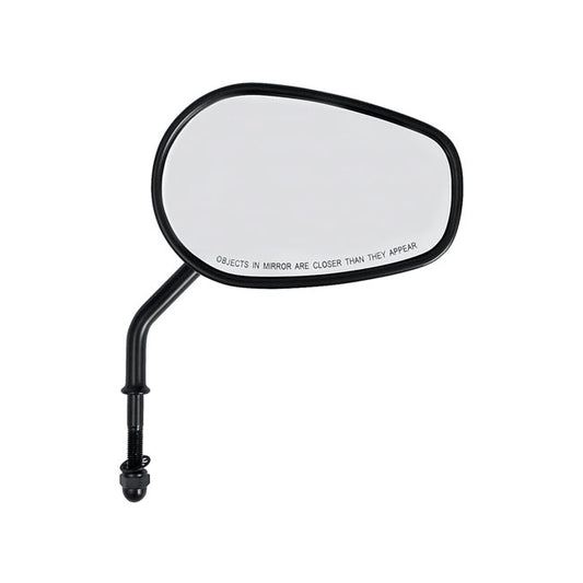 Riptide Tapered Mirror Set, Short Stem. Black