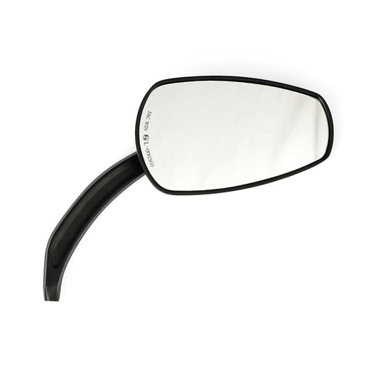 Slipstream Mirror Set. Curved Stem, Black