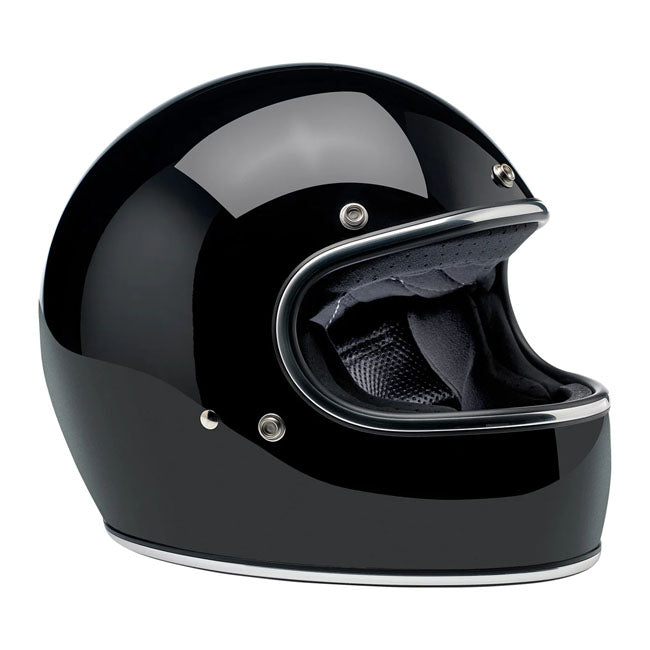 Biltwell Gringo Helmet - Gloss Black - Helmets Full Face at Pedro’s Parts