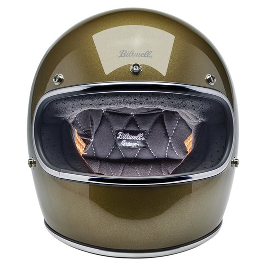 Biltwell Gringo helmet ugly gold metallic - XS