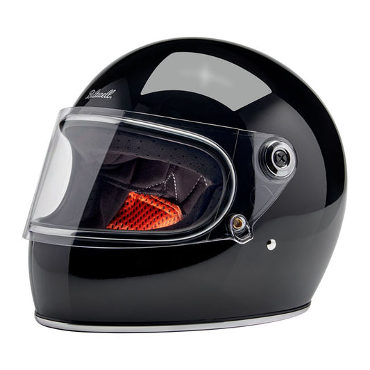 Biltwell Gringo S Helmet - Gloss Black - Helmets Full Face at Pedro’s Parts
