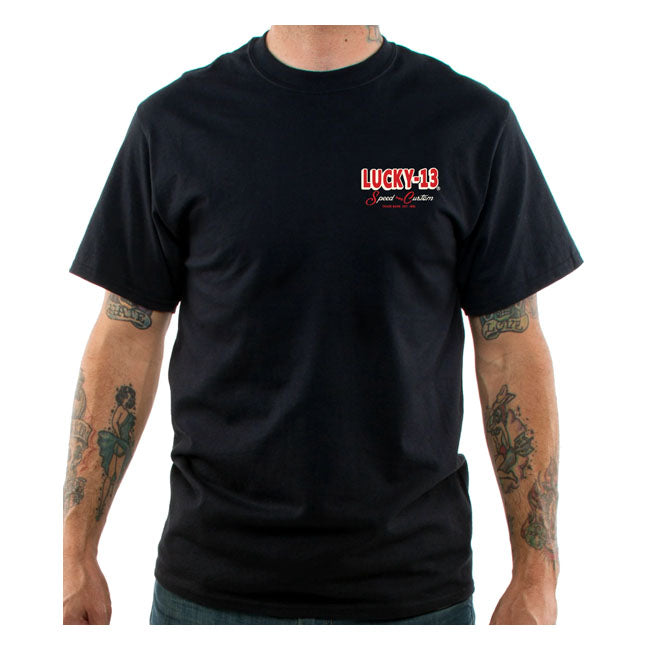 Lucky 13 The Hotrod Wolf t-shirt