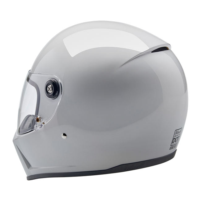 Biltwell Lane Splitter Helmet - Gloss White - Helmets Full Face at Pedro’s Parts