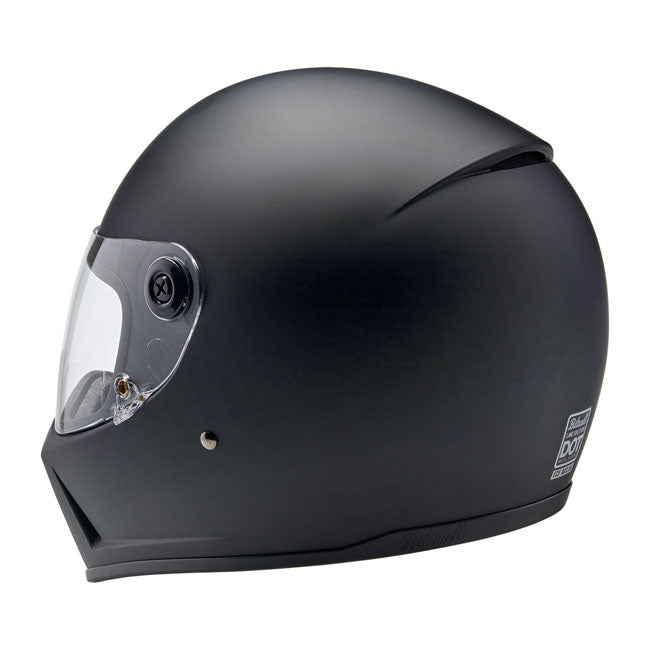 Biltwell Lane Splitter Helmet - Flat Black - Helmets Full Face at Pedro’s Parts
