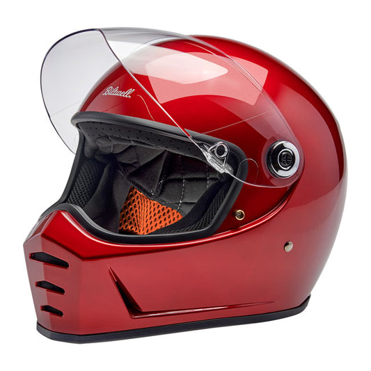 Biltwell Lane Splitter helmet cherry red