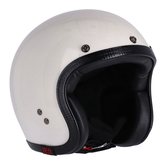 13 1/2 Skull bucket helmet vintage white