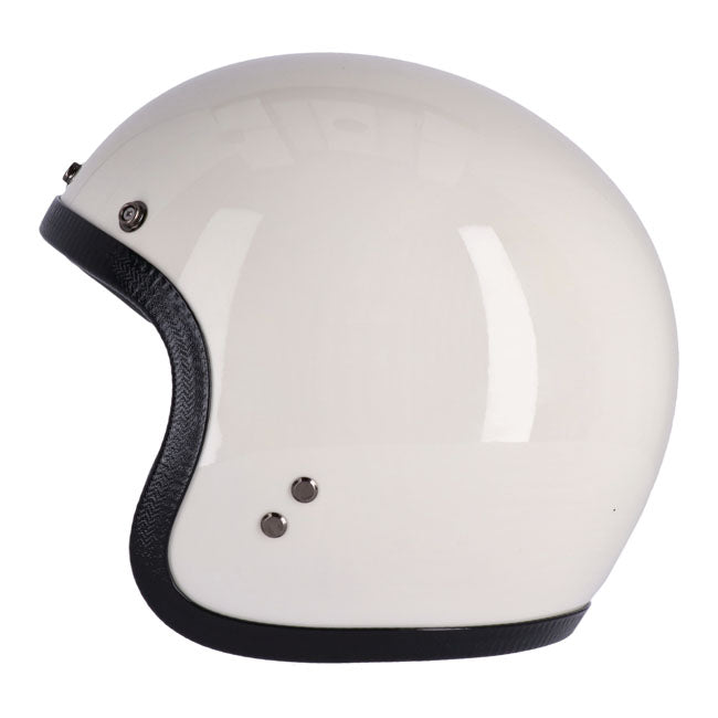 13 1/2 Skull bucket helmet vintage white