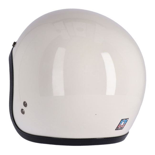 13 1/2 Skull bucket helmet vintage white