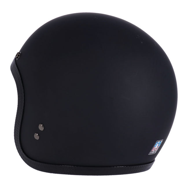 13 1/2 Skull bucket helmet matt black