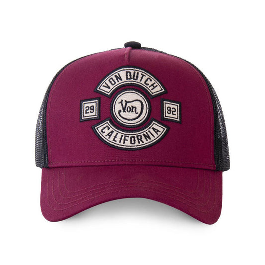 Von Dutch Heritage Cap California Bordeaux/black