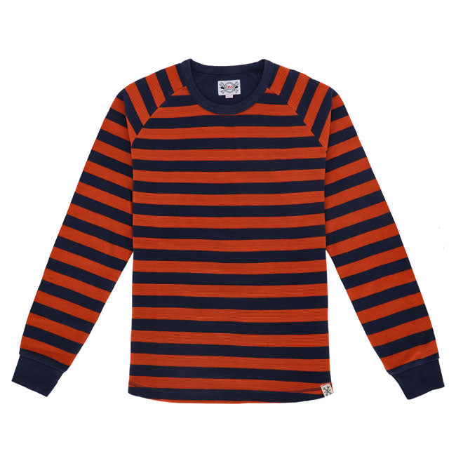 13 1/2 Waffle Jersey Orange/Navy