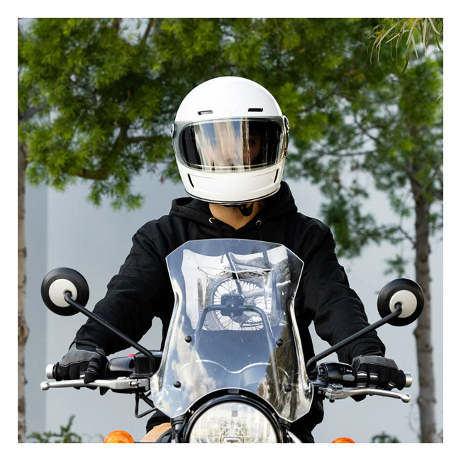 Biltwell Gringo / S / SV 22.06 Shield - Light Smoke - Helmet Visors at Pedro’s Parts