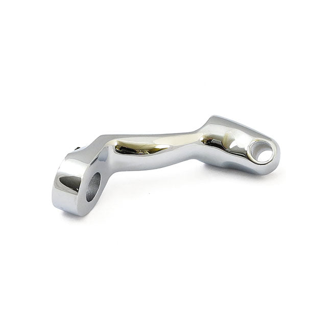 XL Sportster Rider Foot Peg Bracket, Left. Chrome