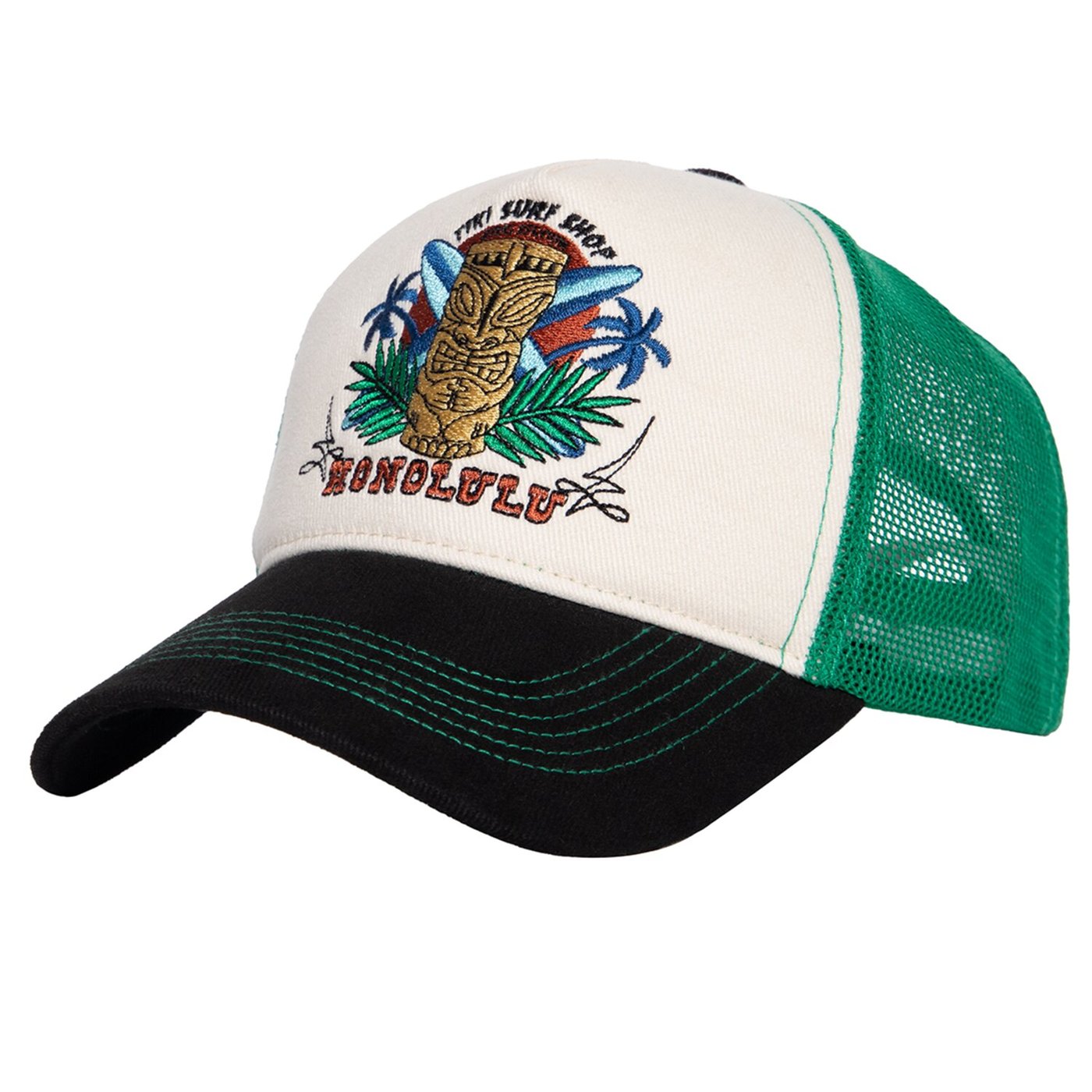 King Kerosin Honolulu cap off white/black