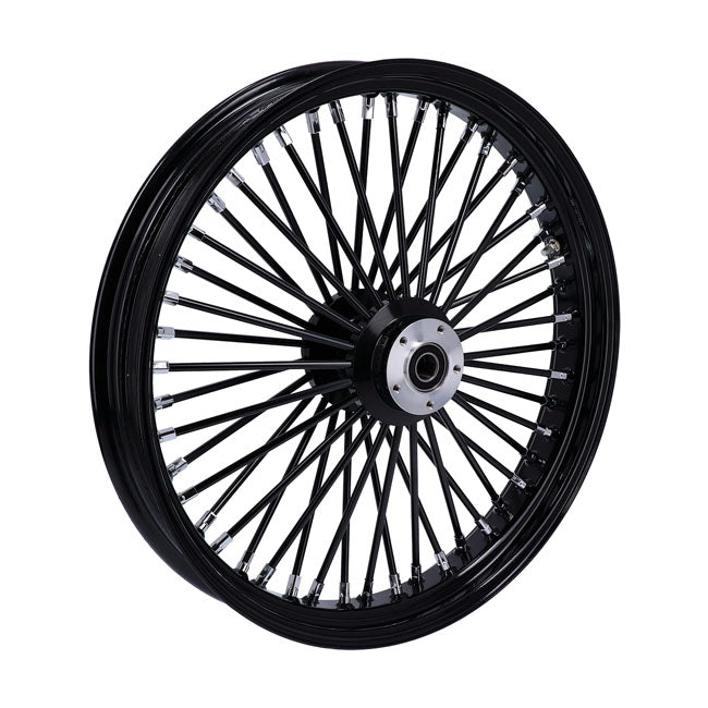 Radial 48 Fat Spoke Front Wheel 3.50 X 23 DF Black