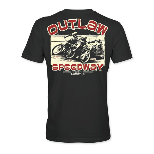 Lucky 13 Outlaw Speedway t-shirt black