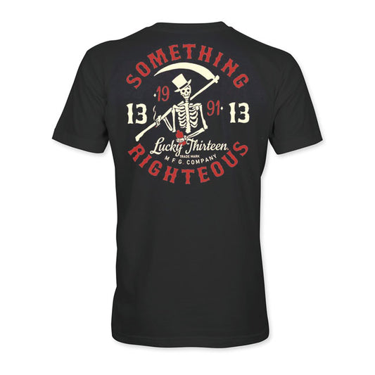 Lucky 13 Something Righteous T-Shirt - Black - image 2