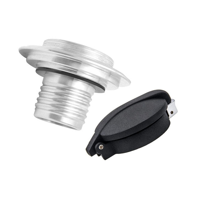 Motone, Airhead Monza Gas Cap Kit. Black