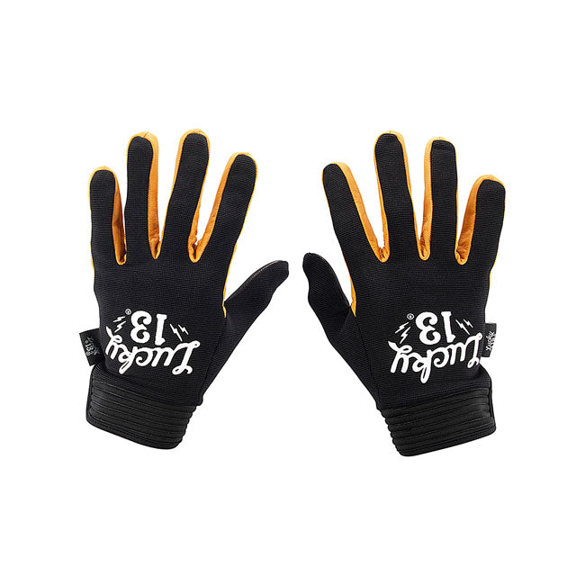 Lucky 13 Shocker gloves black/yellow