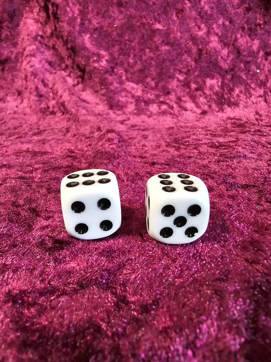 Dice Dust caps - White