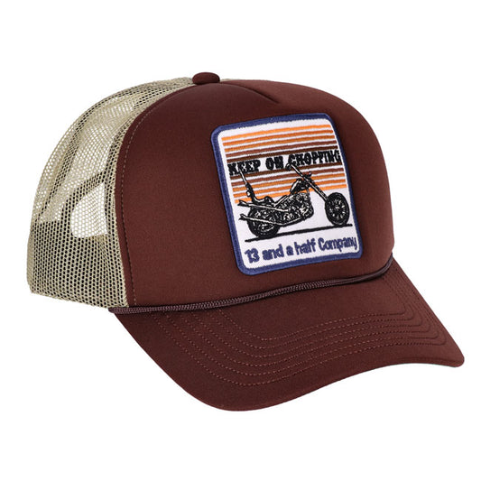 13 1/2 Keep On Chopping trucker cap brown/khaki